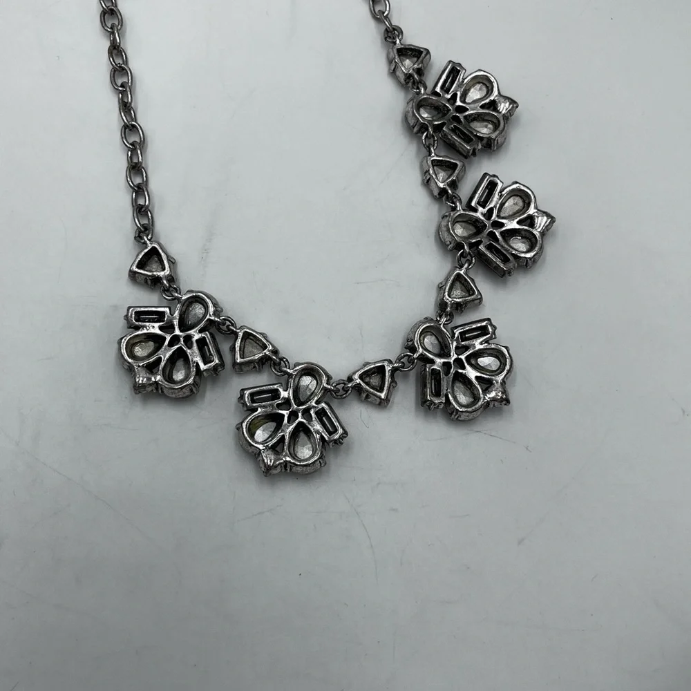 Stunning Stella & Dot Lila Crystal Rhinestone Statement Bib Necklace‎